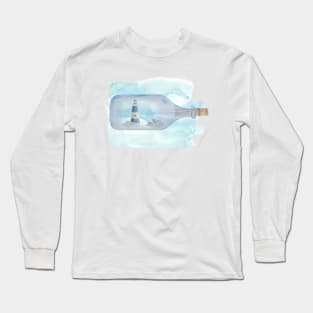 Lighthouse In A Jar Long Sleeve T-Shirt